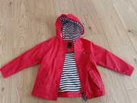 Voile Bleue czerwona kurtka przeciwdeszczowa dla dziewczynki na 6 lat
