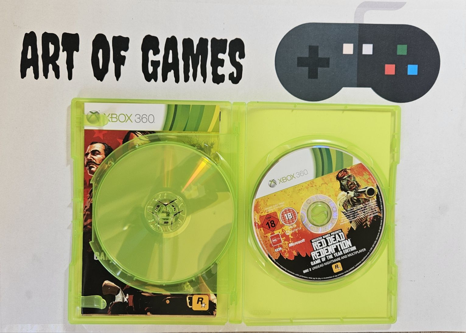 Red Dead Redemption GOTY Xbox 360 3xA Mapa Game of The Year Edition