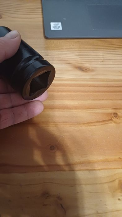 Головка торцева ударна 1" дюйм подовжена 32мм TOPTUL FORCE