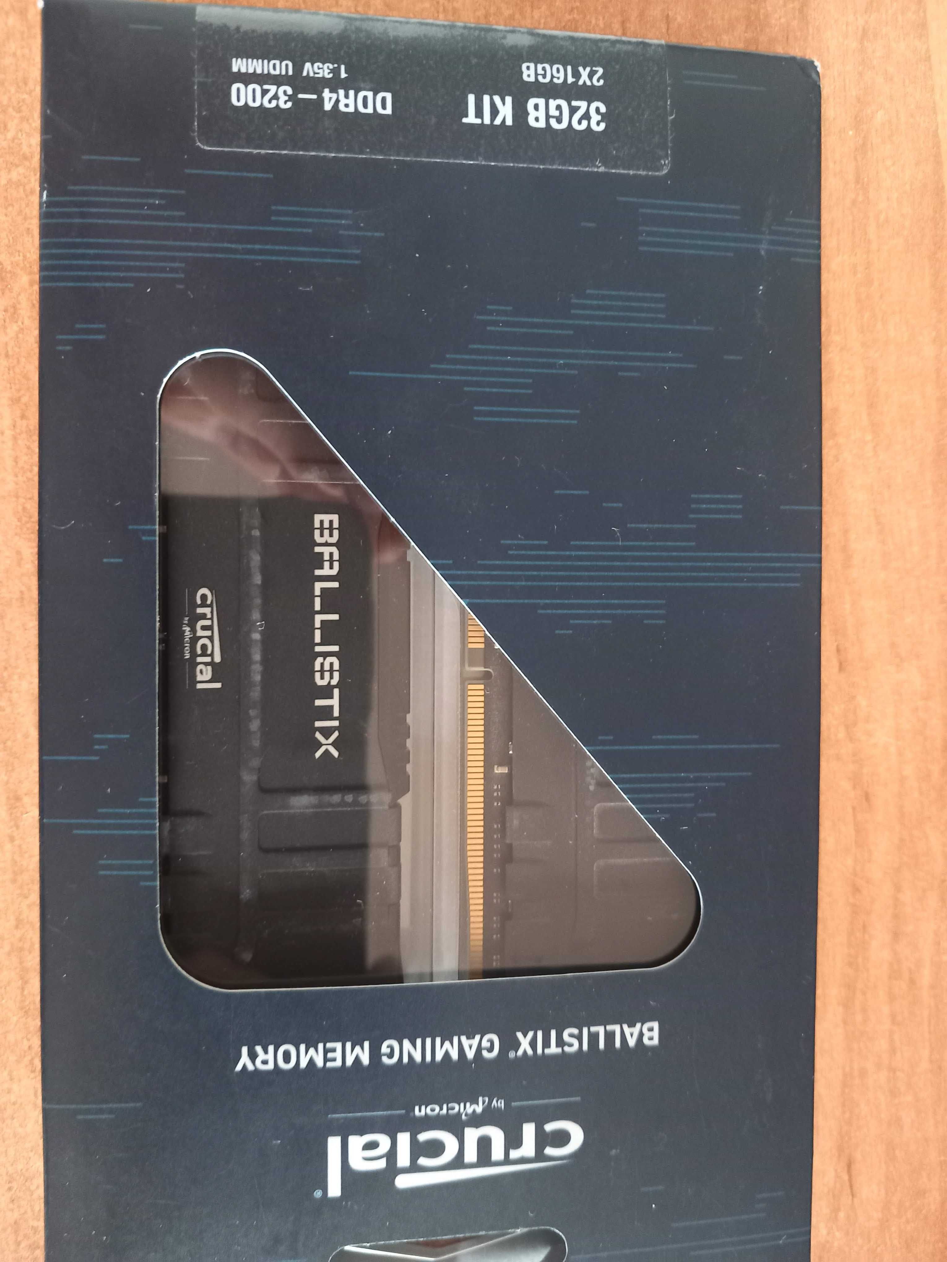 BALLISTIX Crucial, DDR4 32GB (2x16), 3200Mhz, CL16