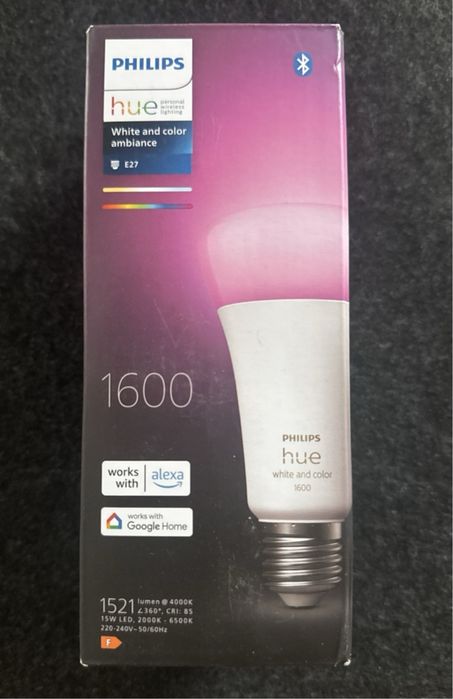 Zarowka philips hue 1600 e27