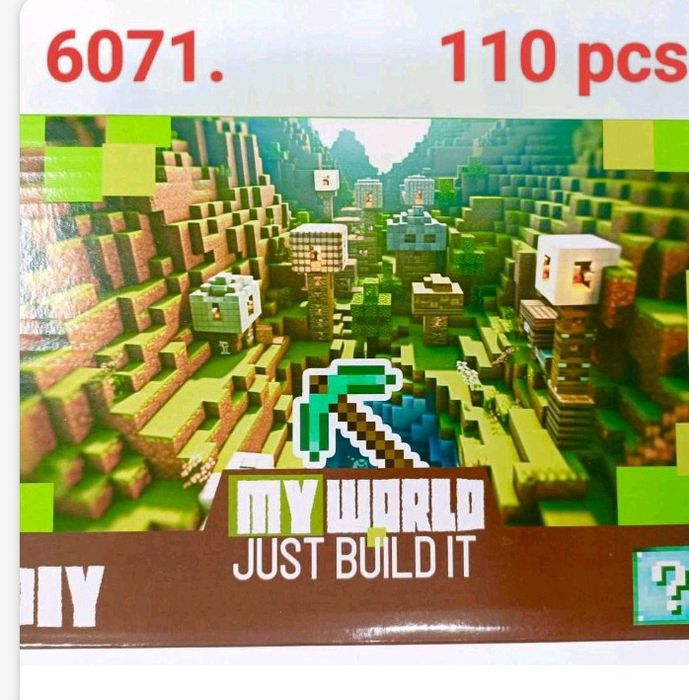 Zestaw magnetyczne  klocki dla dzieci 110 elementow