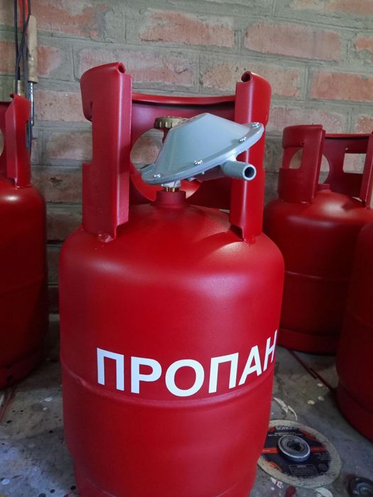 Новий балон пропановий, з редуктором і перходником