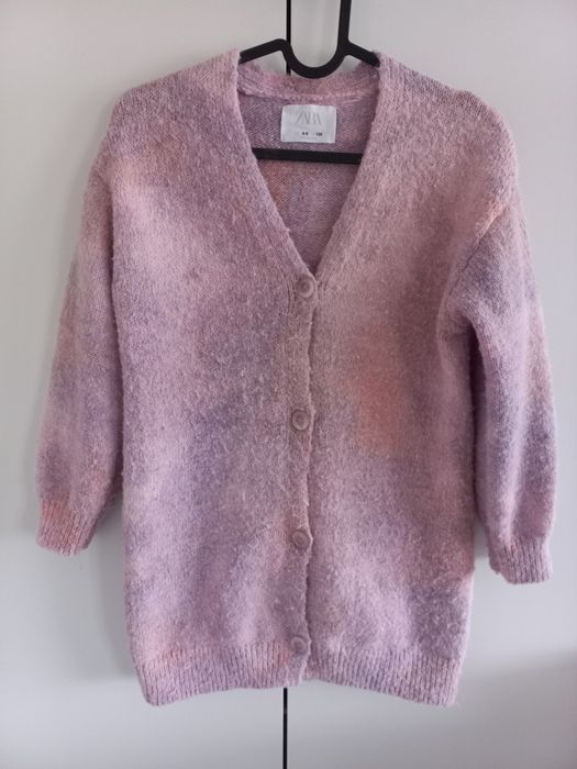 Zara długi sweter kardigan r.130