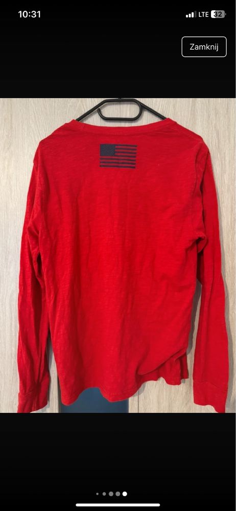 Ralph Lauren roz.L koszulka z długim rękawem