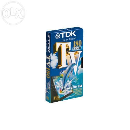 Cassete Virgem VHS TDK 180 (selada)