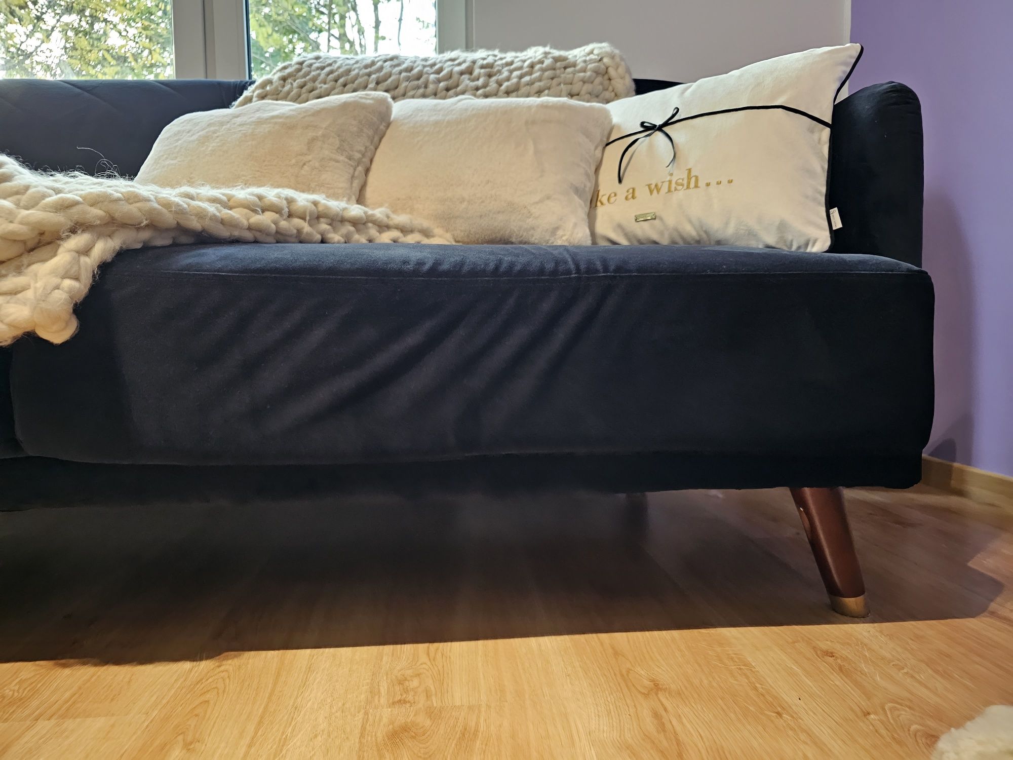 Kanapa sofa rozkładana velvet