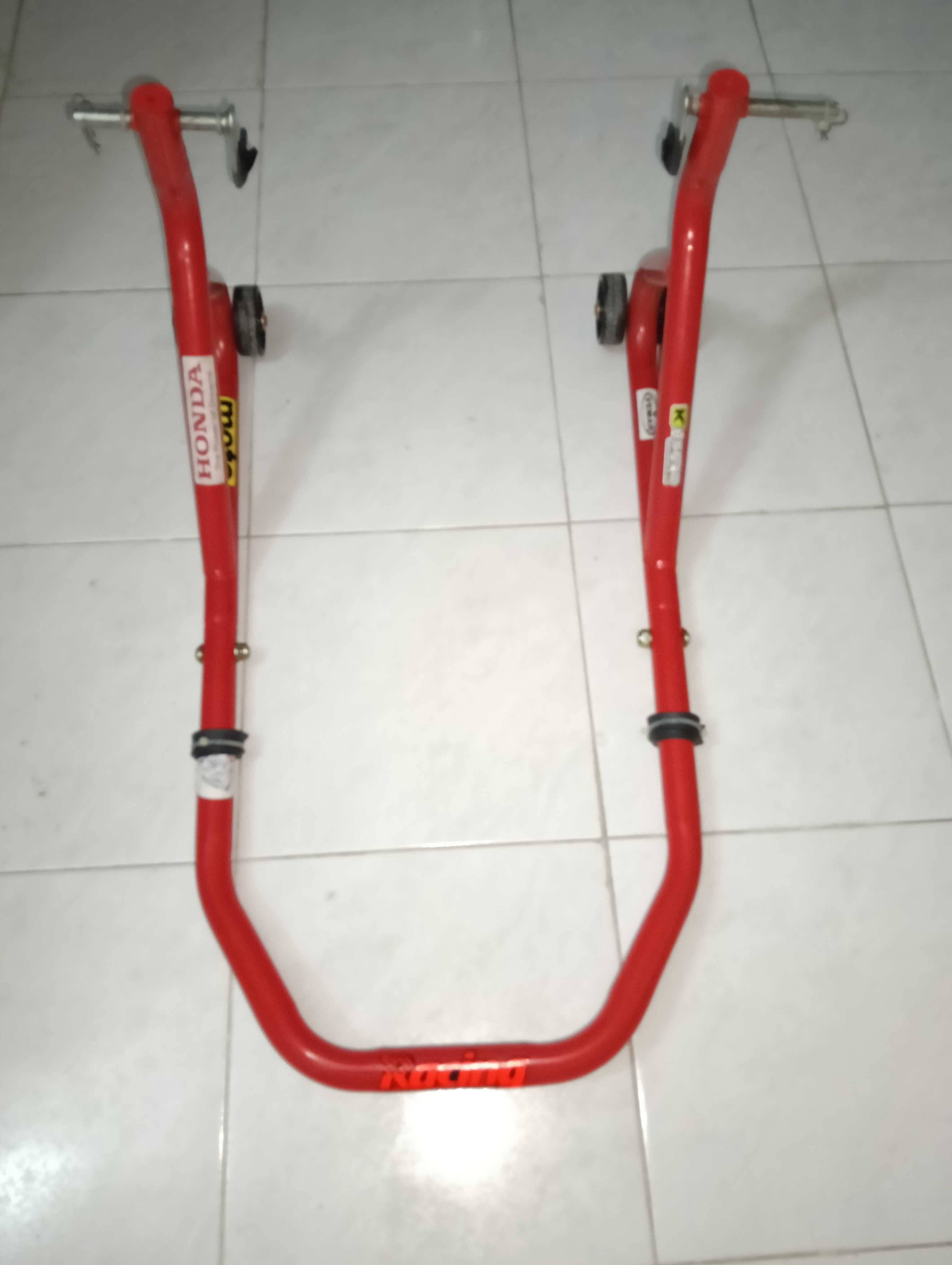 Cavalete para mota ajustável