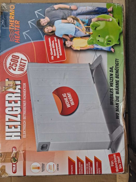 Grzejnik konwektorowy do powieszenia na ścianie 2500W THERMO HEATER