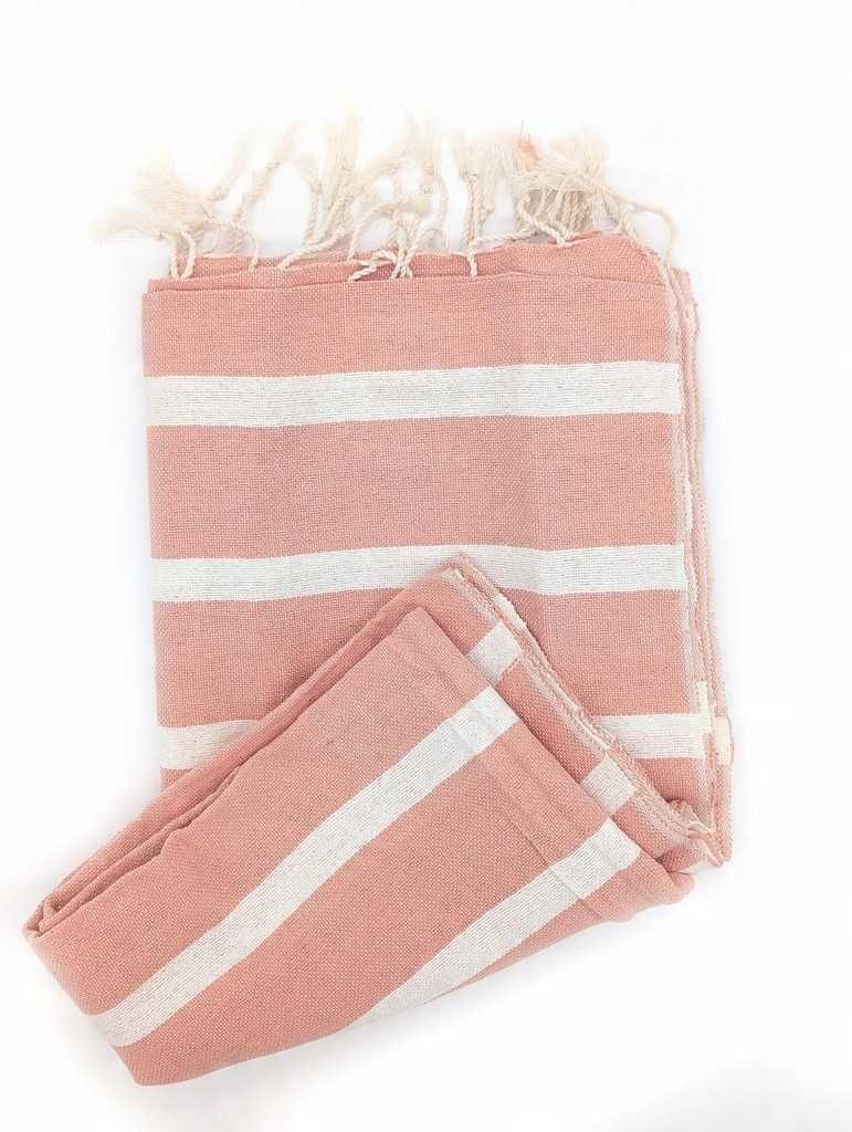 Ręcznik plażowy hammam na plażę kocyk boho z frędzlami sauna pareo