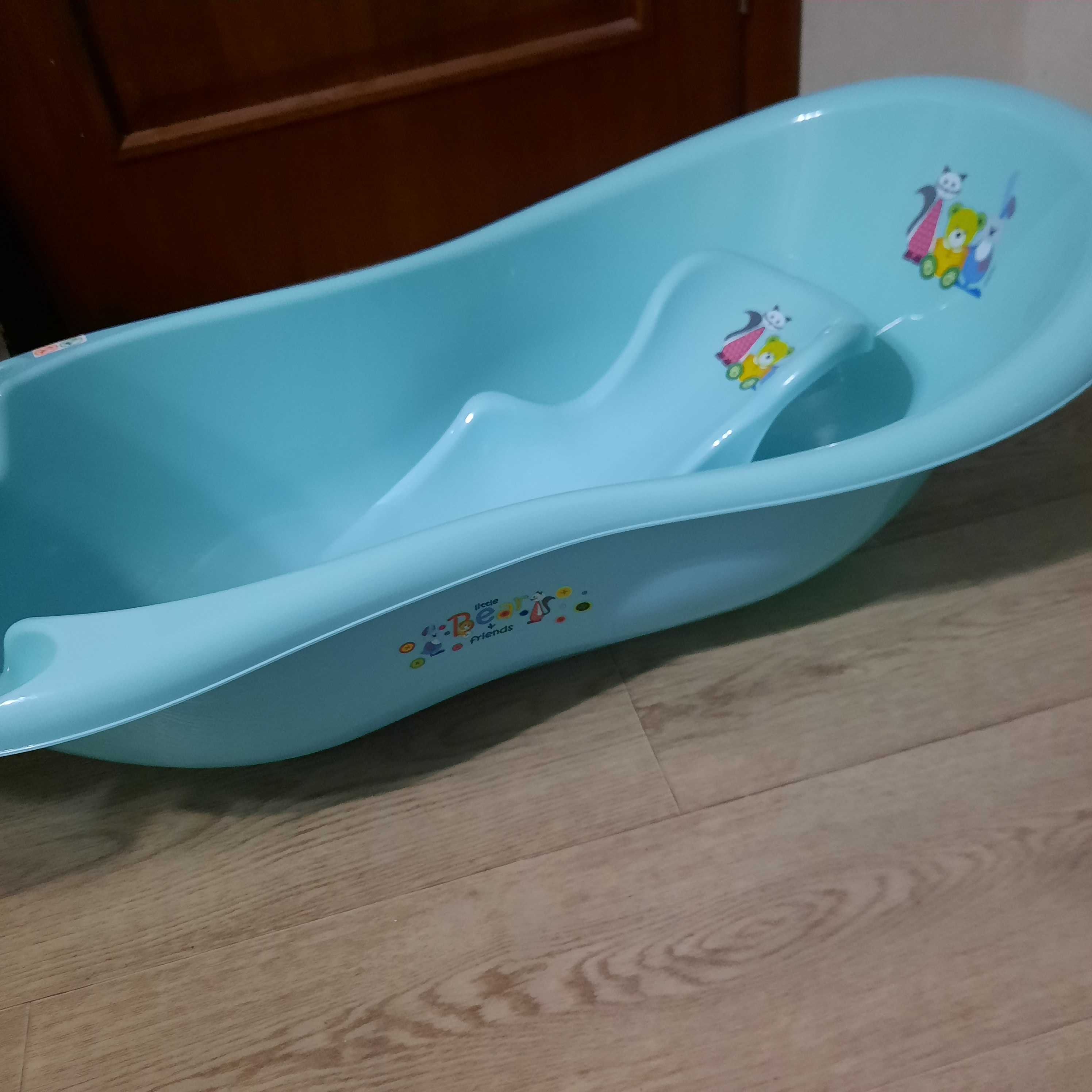 Детская ванночка для купания Maltex Baby(Польша)100 см+подставка горка