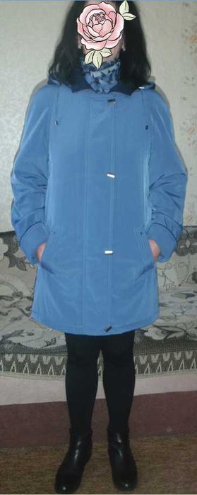 Курточка в голубо-синем тоне, раз. 50-52.