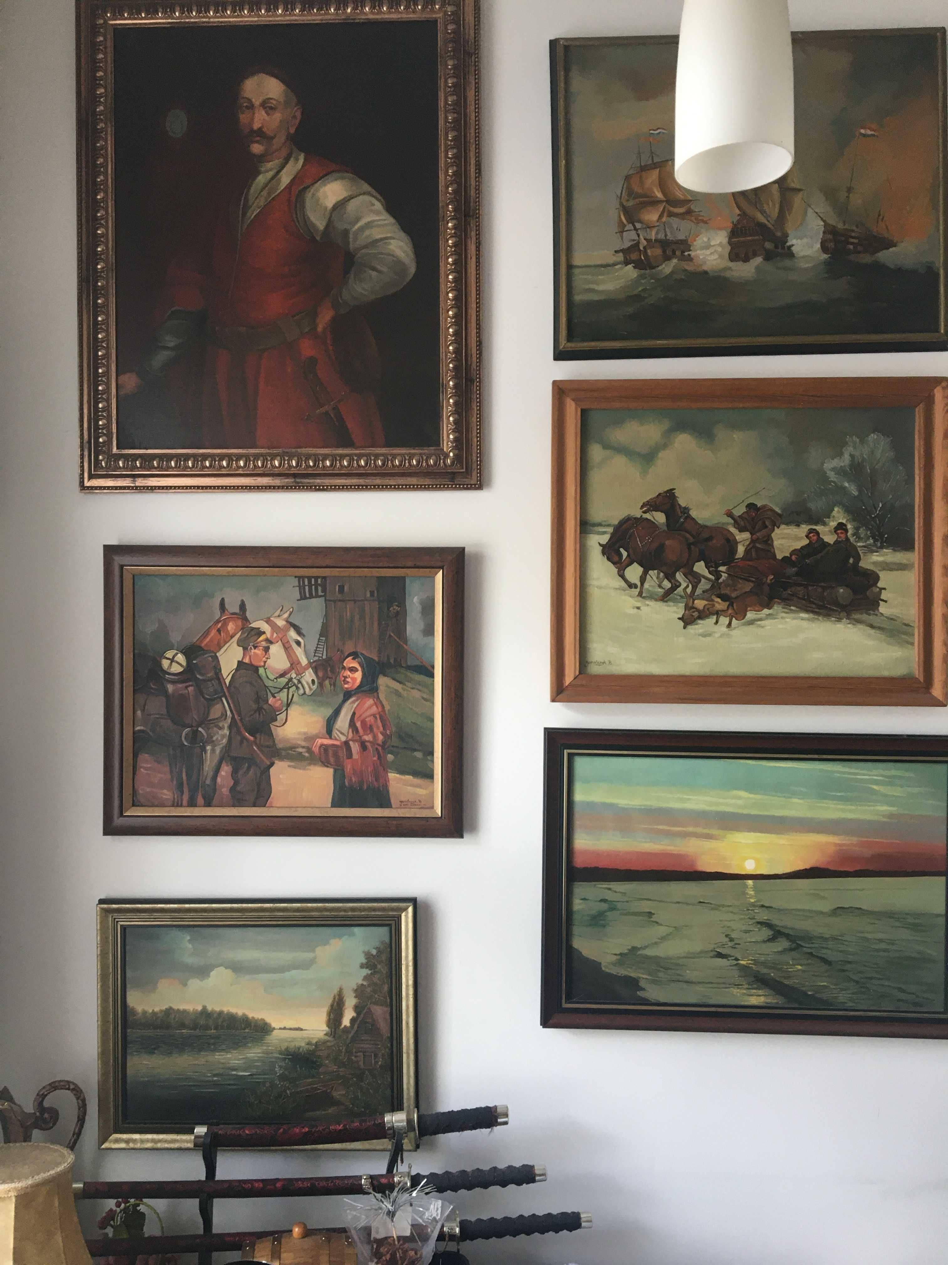 obraz  malowany farbąolejną
