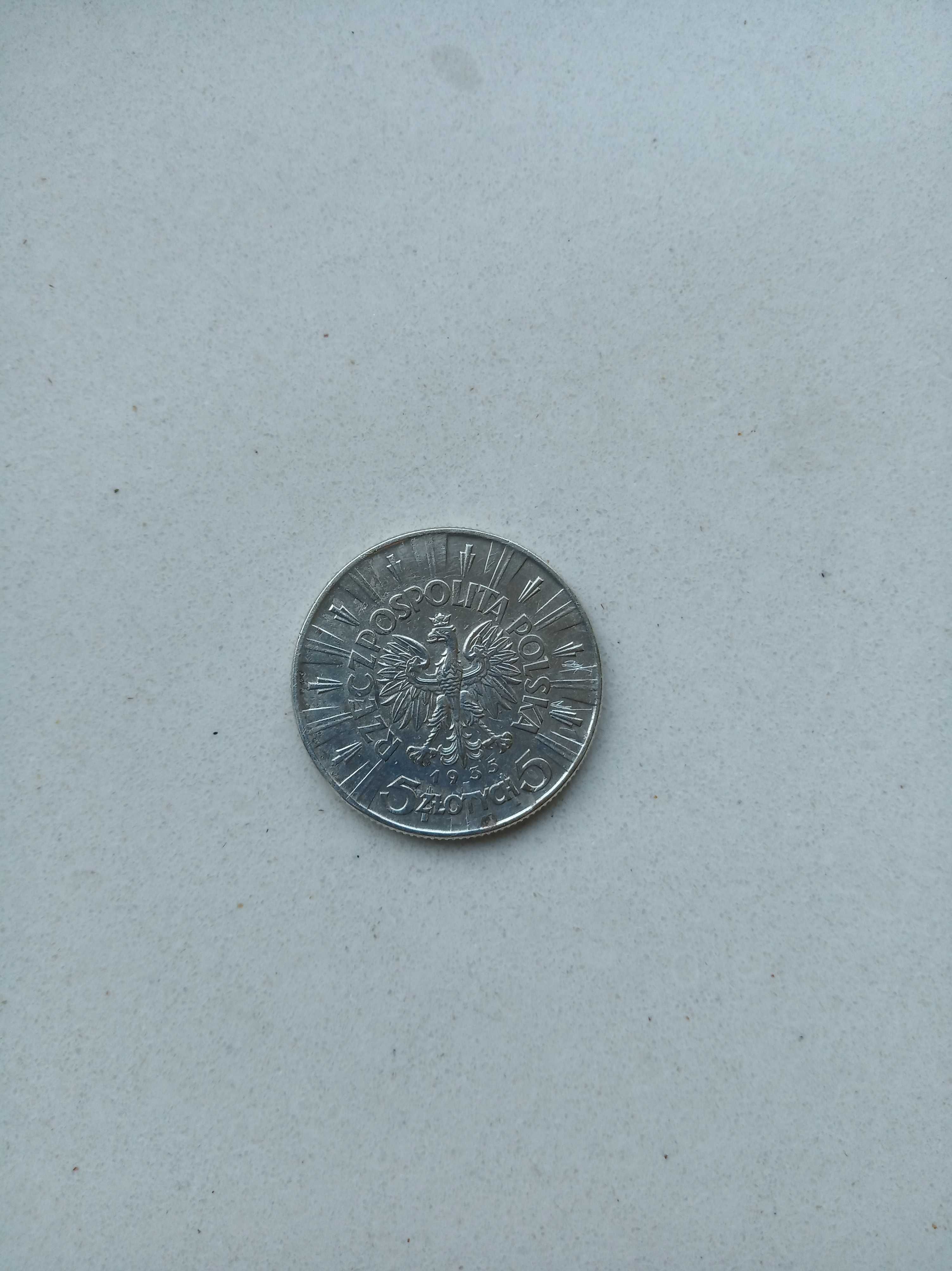 moneta 5 zł z 1935 r Piłsudski