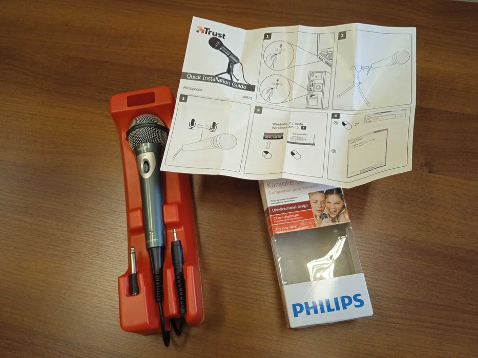 Mikrofon dynamiczny Philips do karaoke