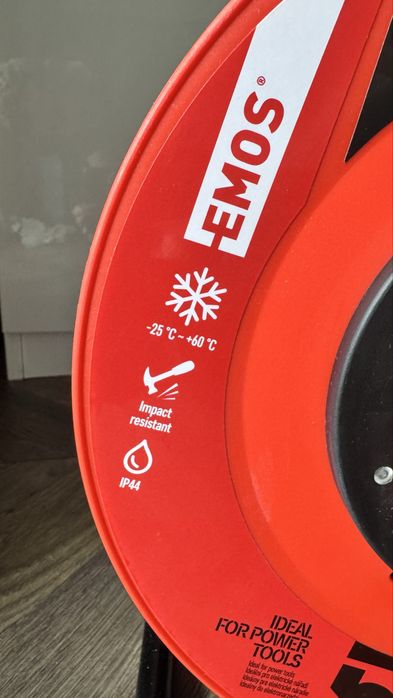 Przedłużacz bębnowy z uziemieniem Emos IP44 50m