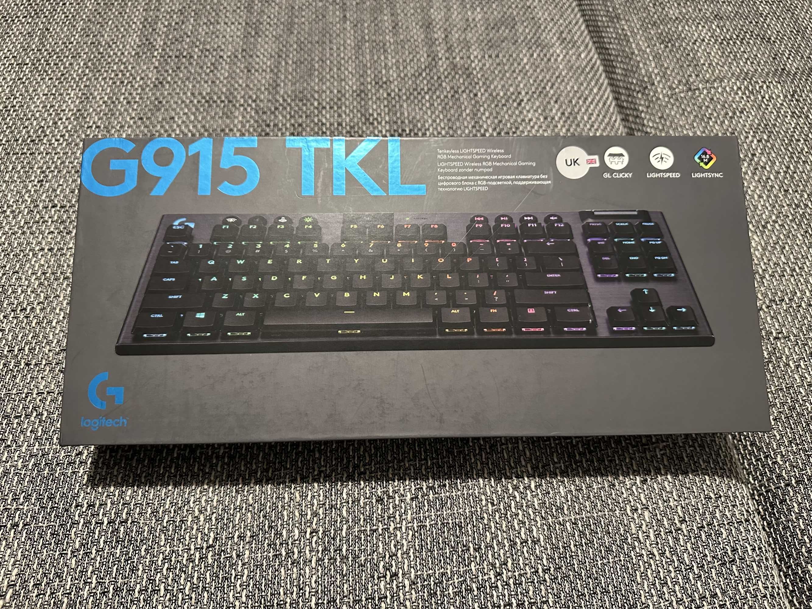 Klawiatura Logitech G915 TKL Clicky UK