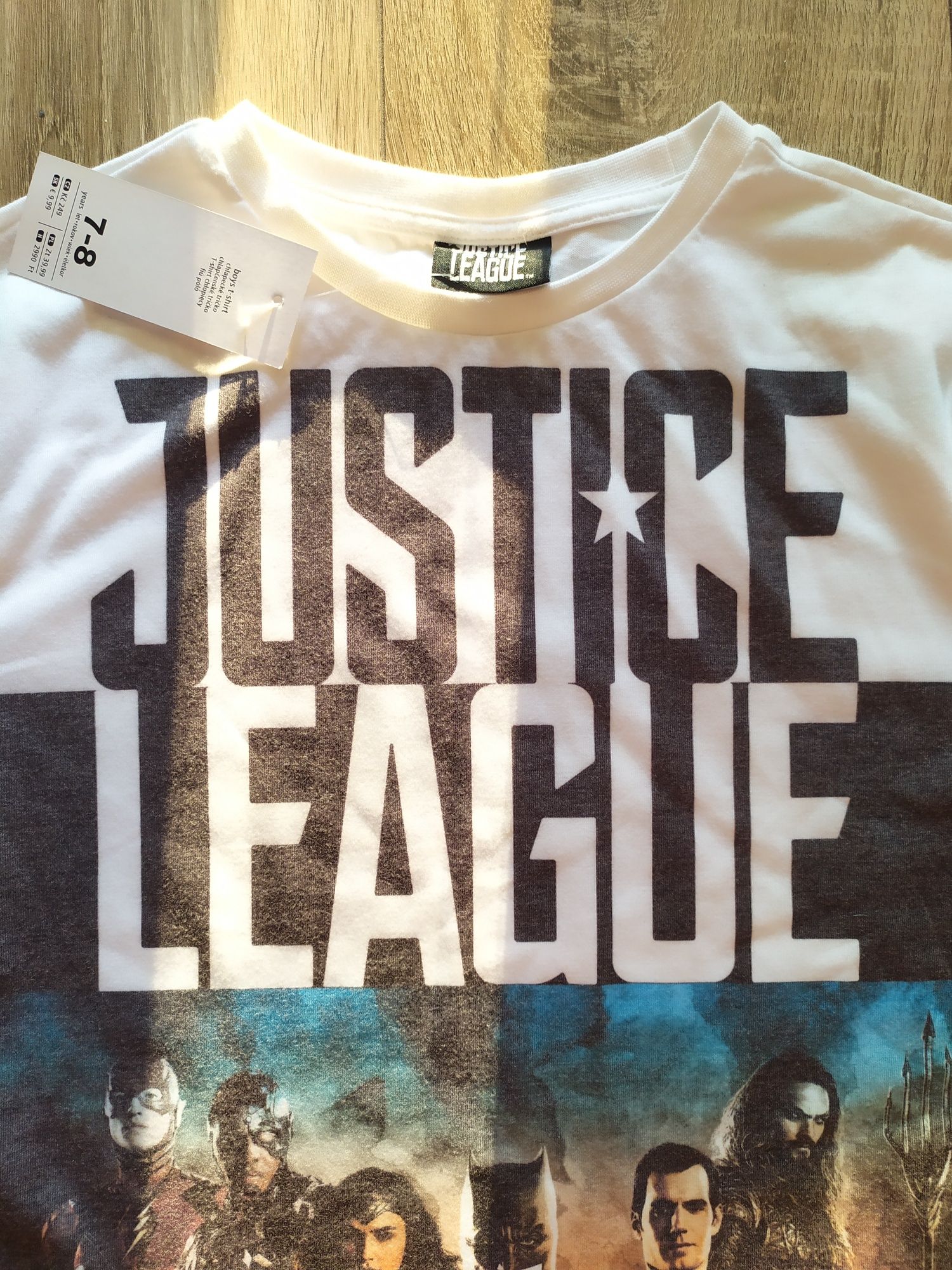 T-shirt Liga Sprawiedliwości 7-8 lat Justice League