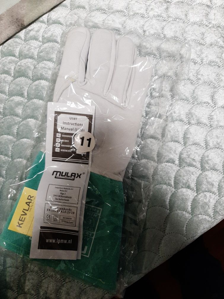 Luvas para soldadura muito boa qualidade