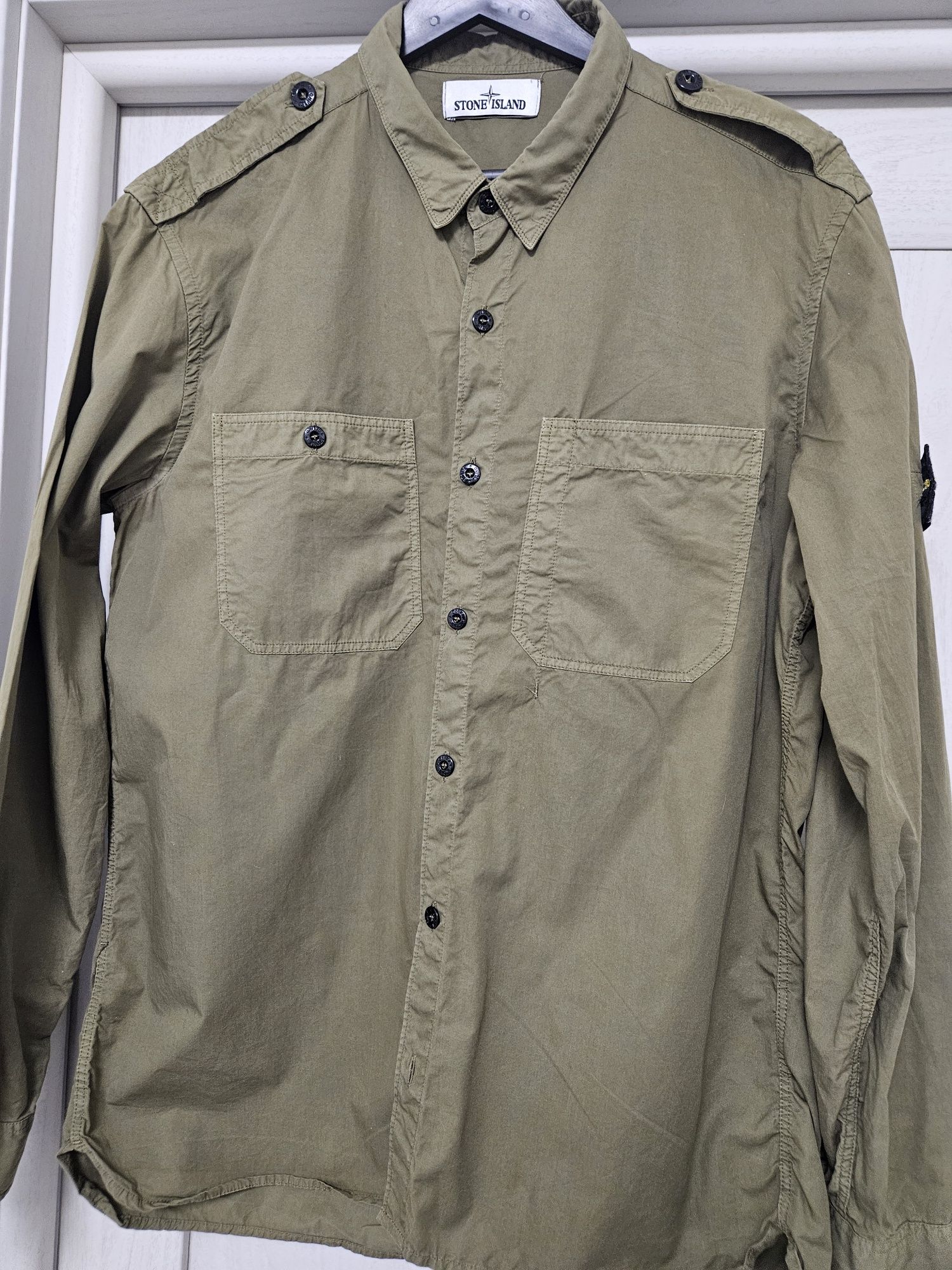 Мужская оригинальная  рубашка оввершот Stone Island xxl