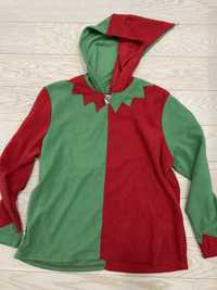Bluza sweterek przebranie świąteczne elfa