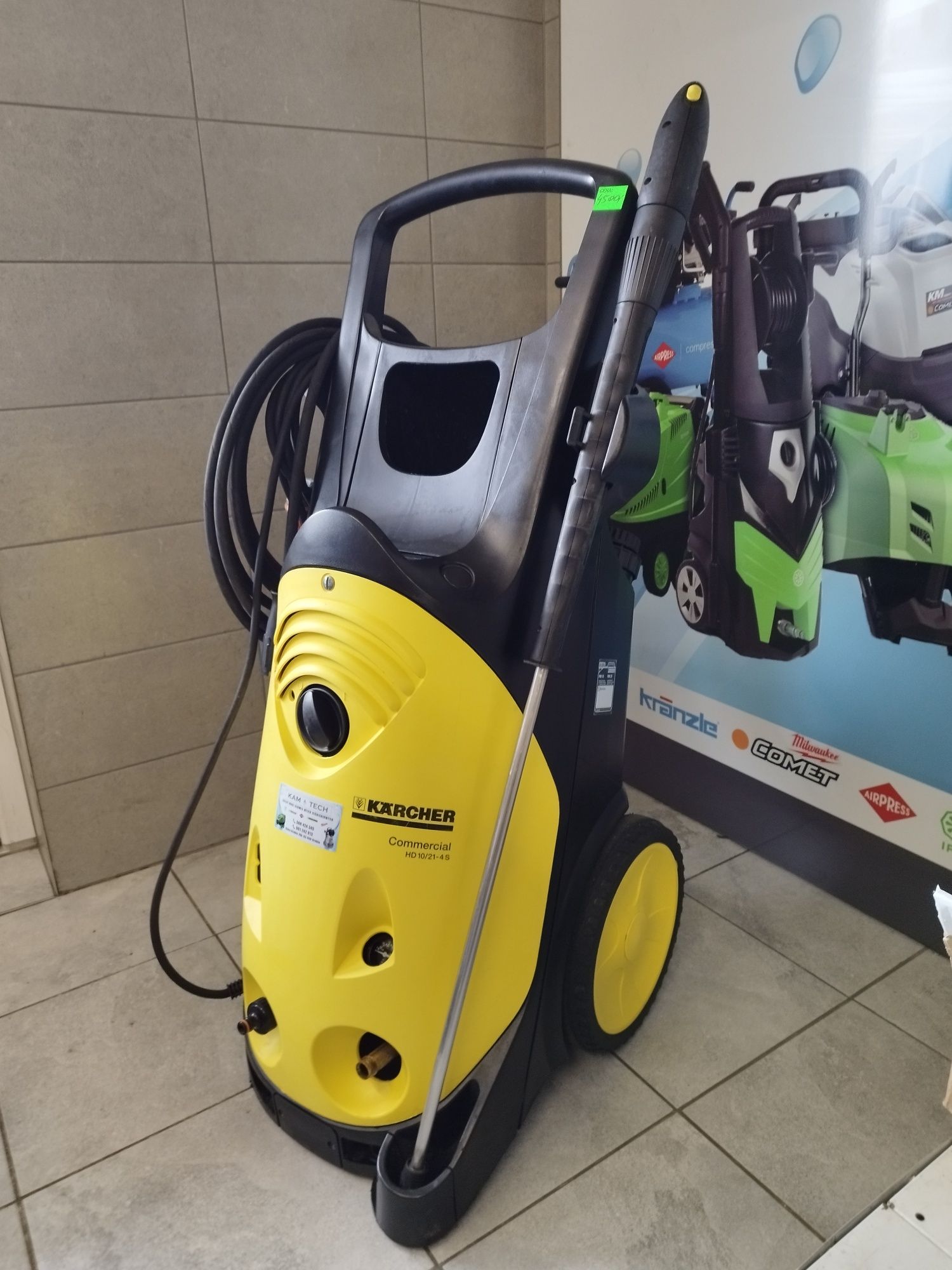 Karcher HD 10/21-4S HD 10/25 Zestaw z Turbo dyszą, jak nowy