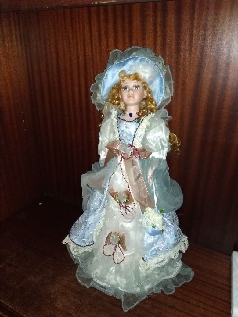 Коллекционная, фарфоровая,  кукла "Лилия" Porcelain doll50 см.