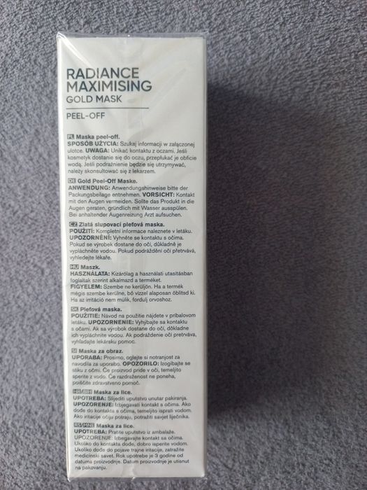 Anew radiance maximising gold mask maska peeling off avon