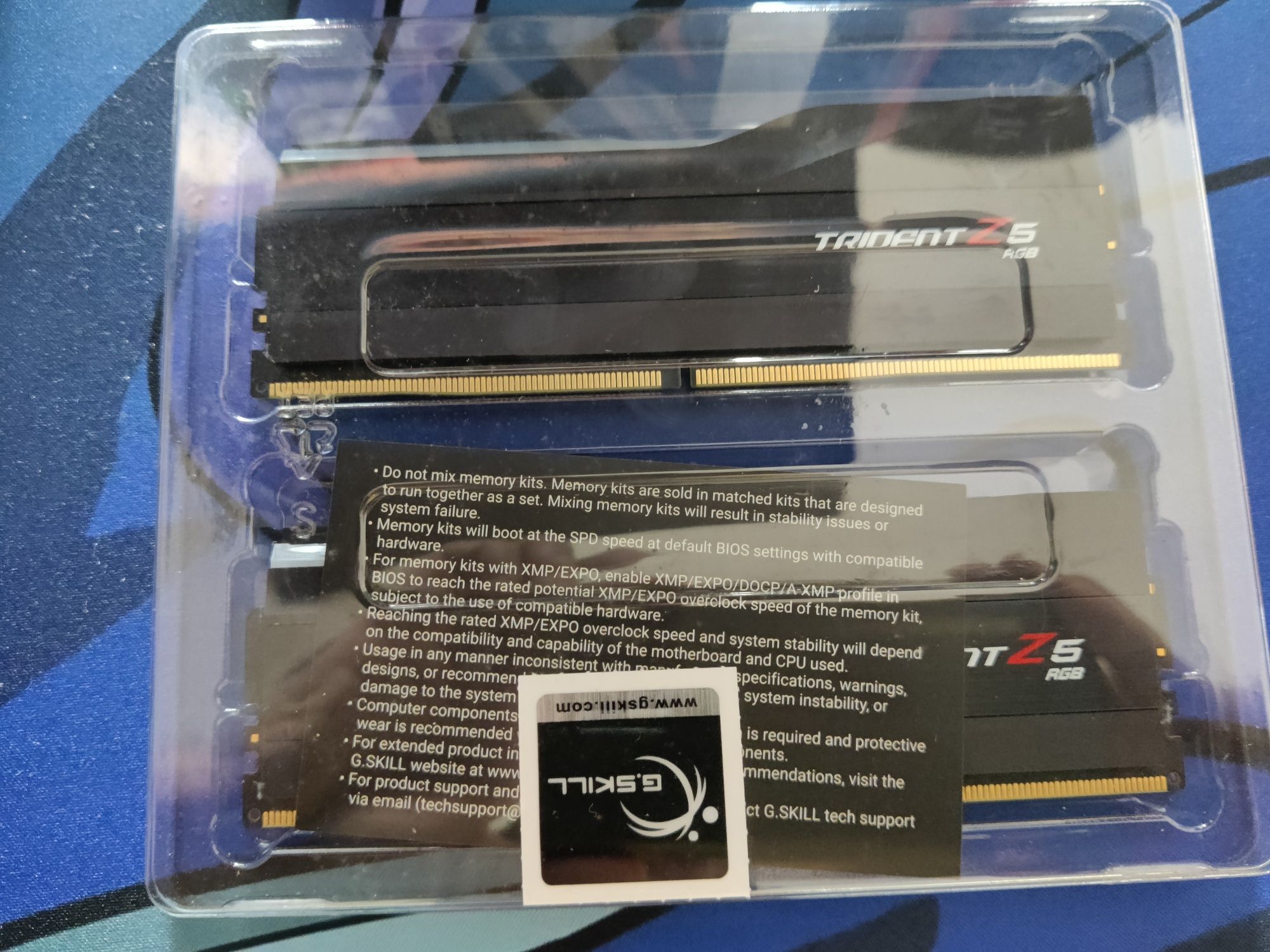 Gskill Trident z5 6400mhz cl32 RGB 2x16