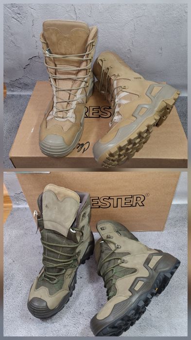 Берцы Forester Gore-Tex тактические водонепроницаемые ботинки кожаные