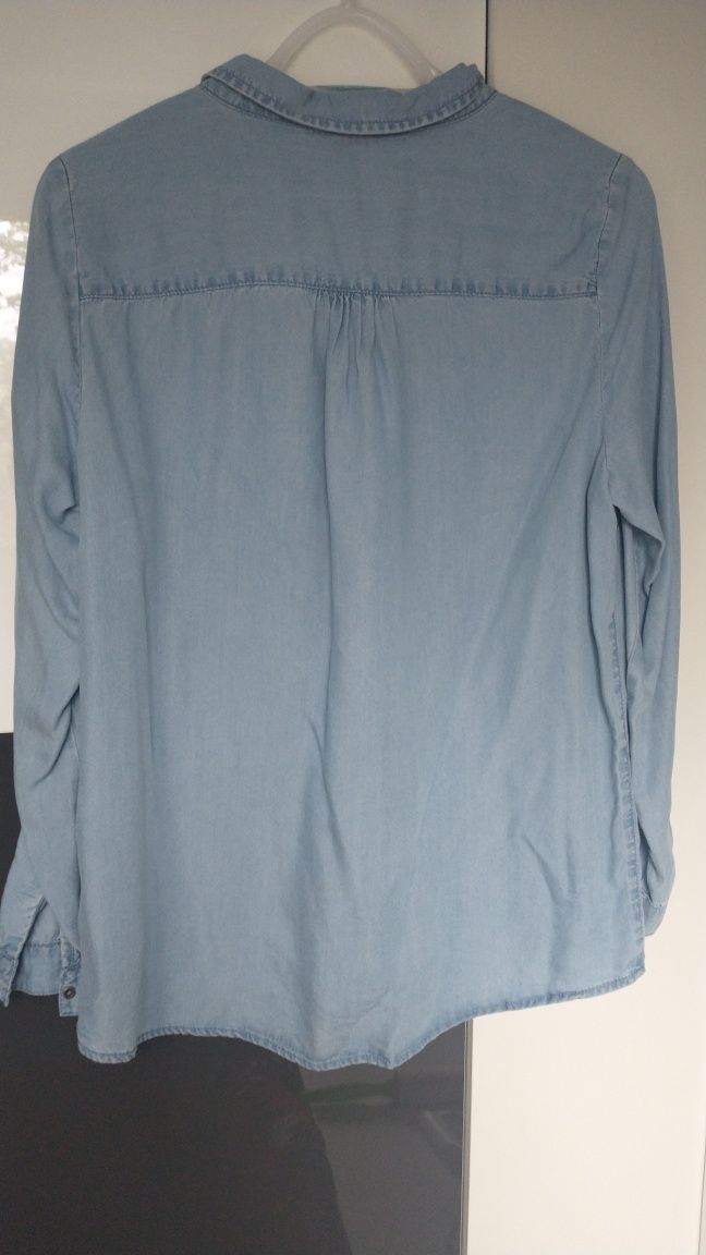 Nowa koszula lyocel, 42, bluzka cienka lekka L/xl