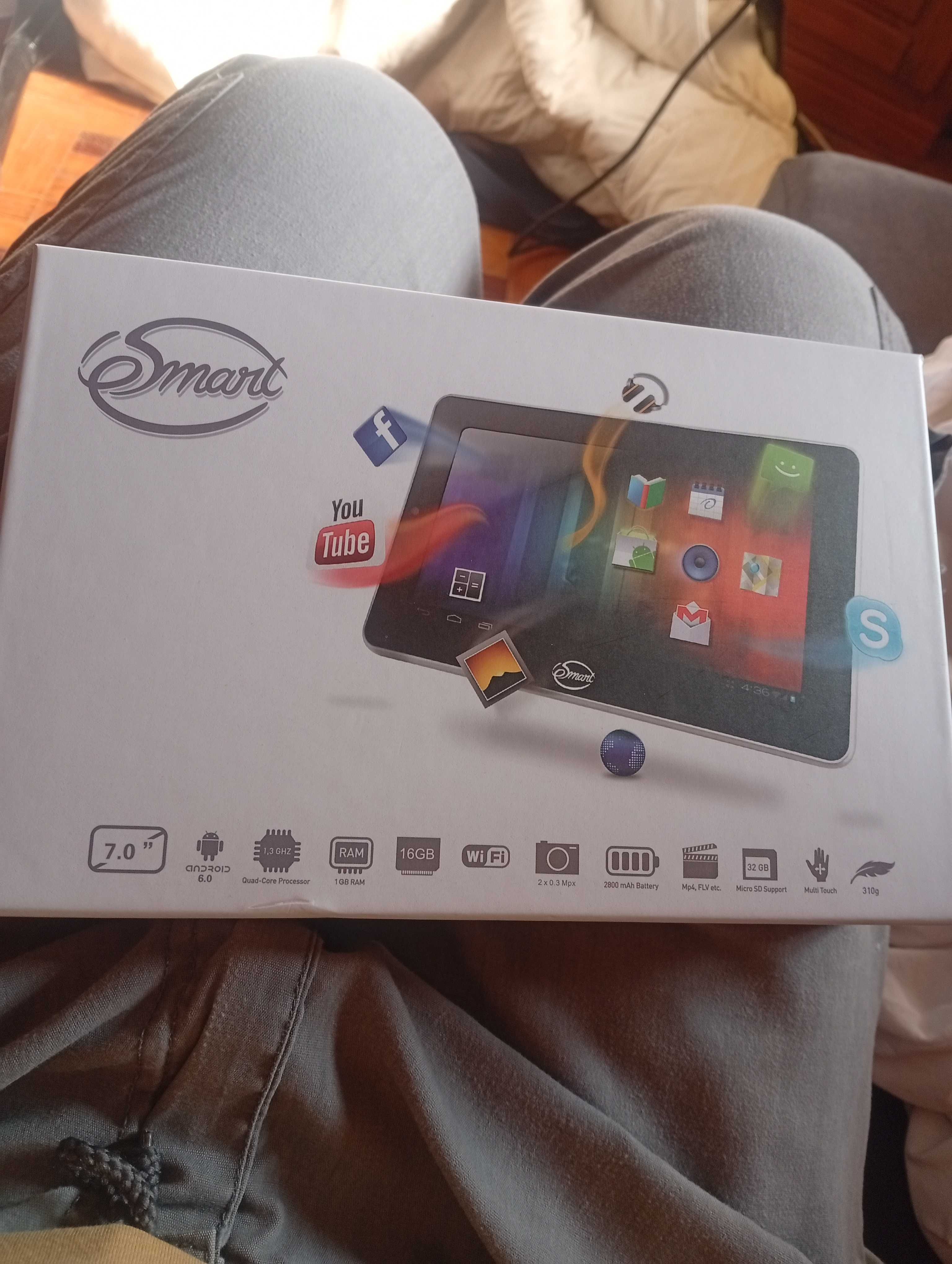 Vendo bicicleta de ginástica mais tablet em caixa 75 euros
