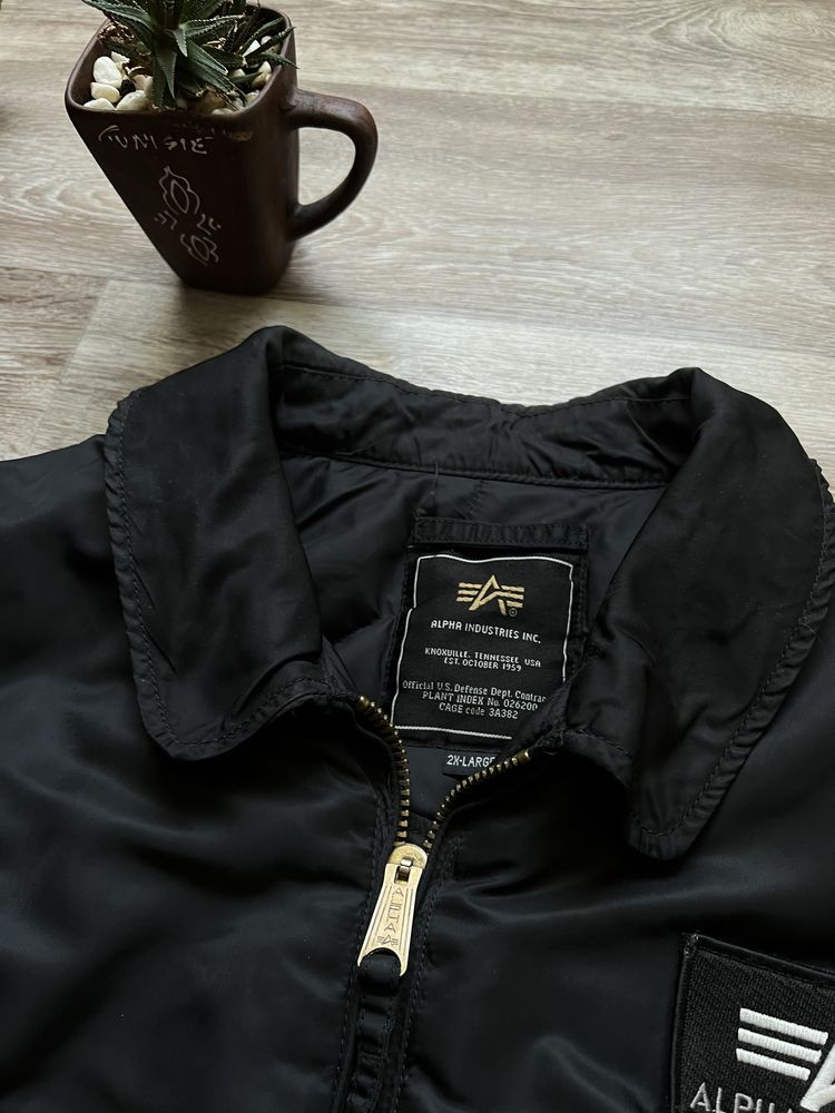 Бомбер alpha industries cwu-45 чорний