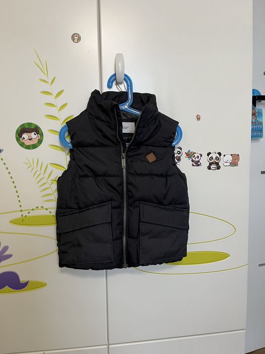 kamizelka / bezrekawnik chlopiec rozm  116 nie uzywana szara