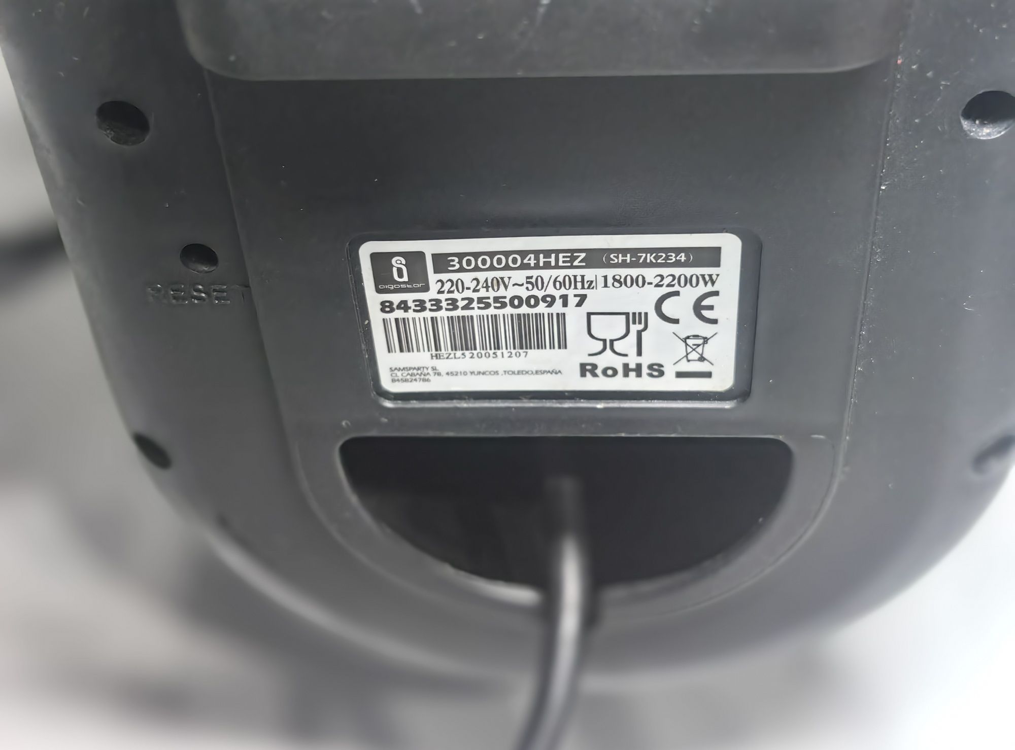 Frytkownica tradycyjna Aigostar 2200 W 3l pudełko jak nowa DPD