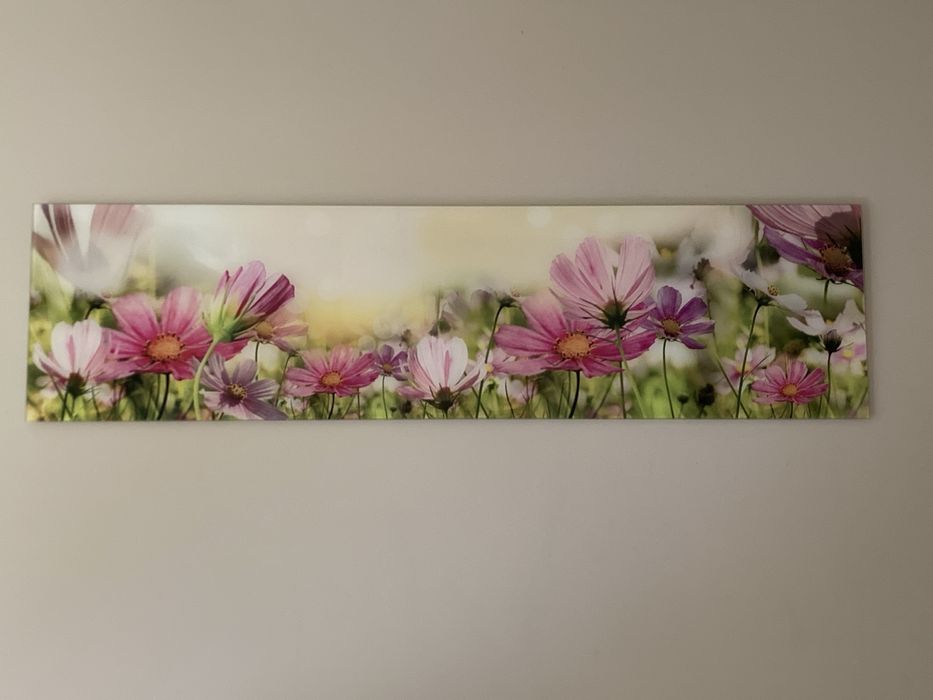 Obraz kwisty na szkle 115x30cm