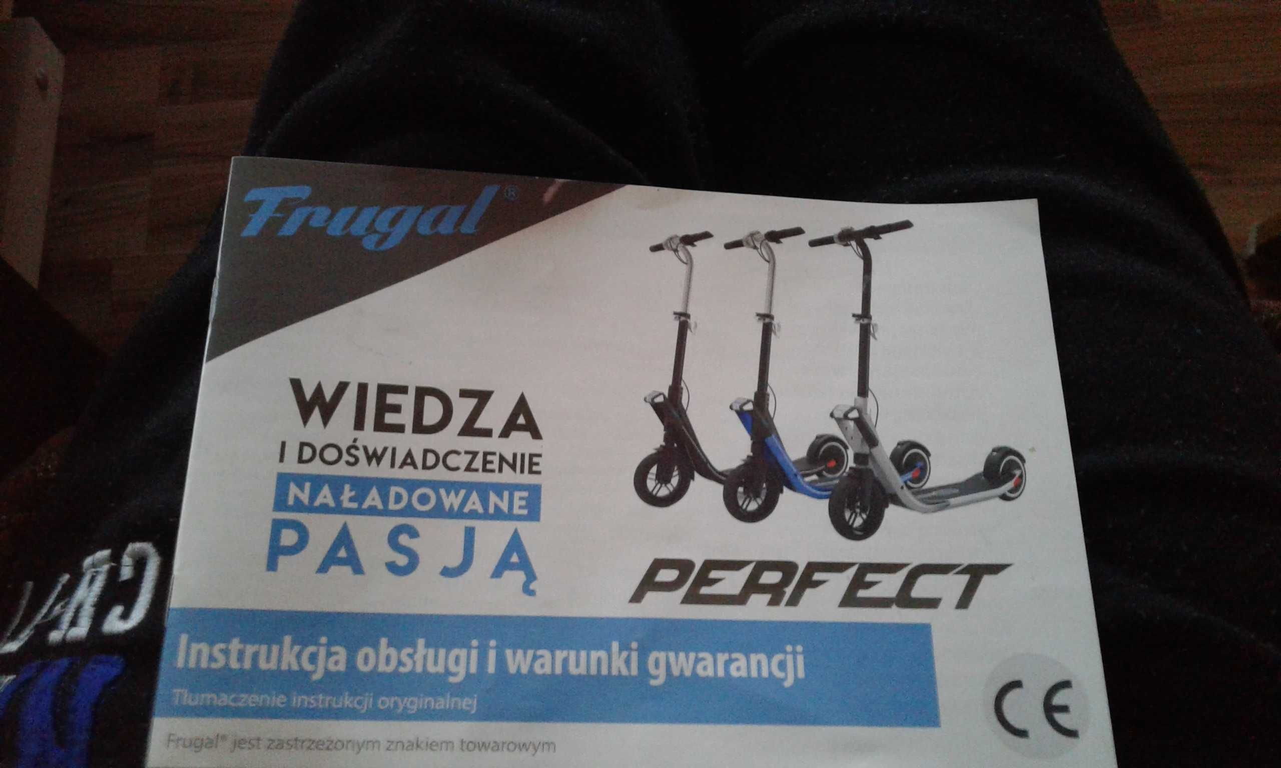 Hulajnoga elektryczna Perfect Trugal uszkodzona