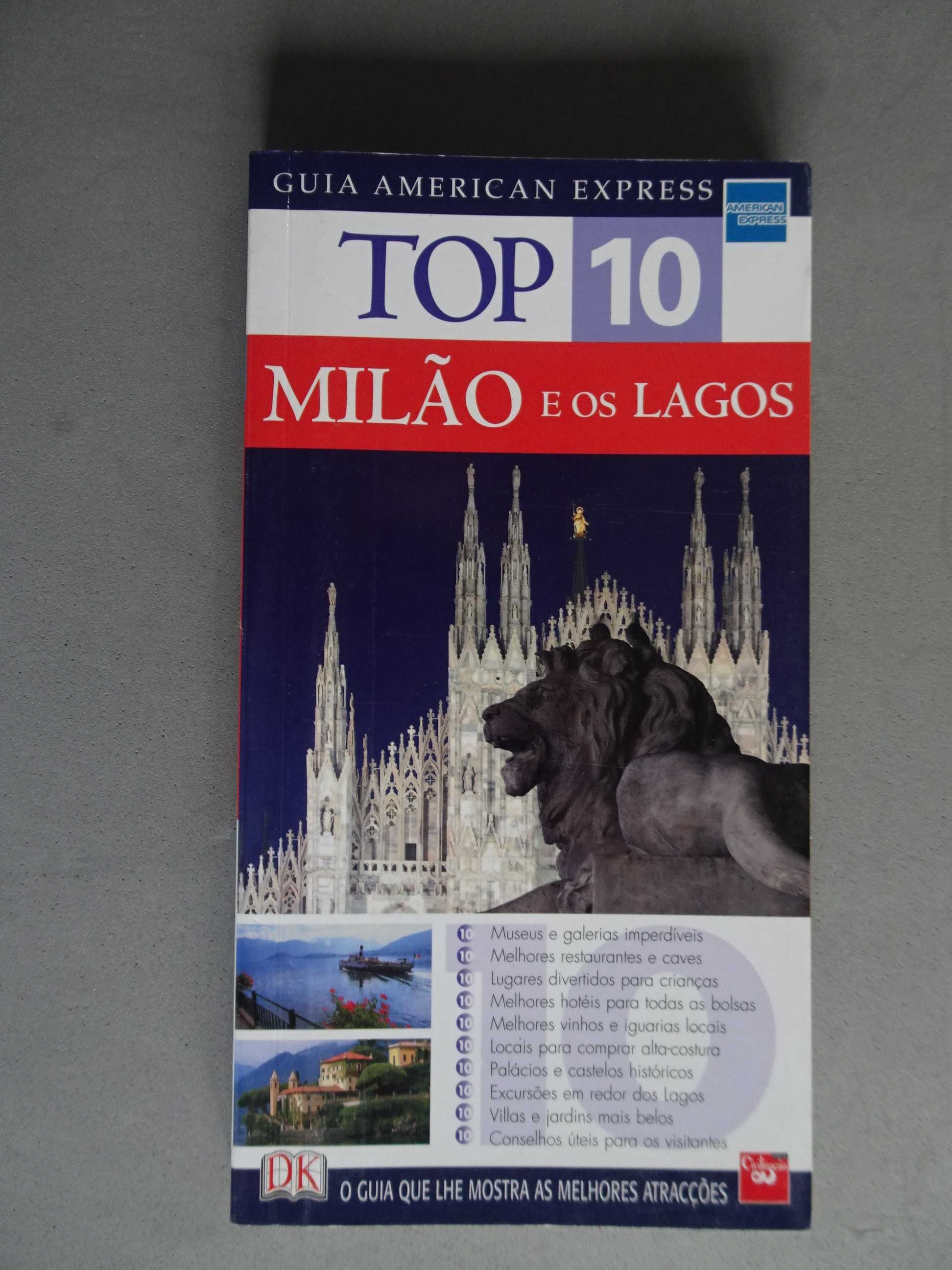 Livro Guia de viagem turístico TOP 10 - Milão e os Lagos