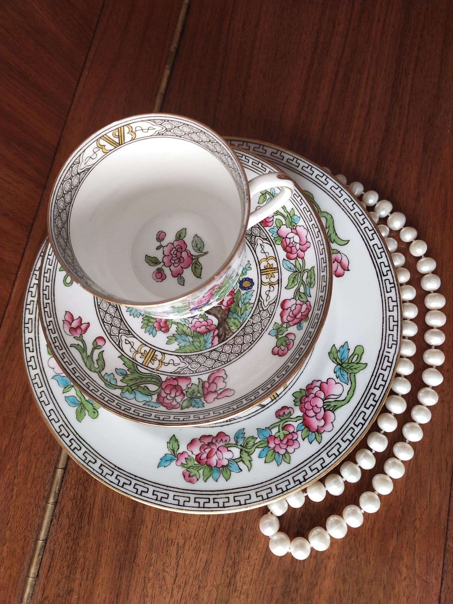 Stara Elegancka Aynsley Angielska Porcelana Kostna Filizanka Vintage