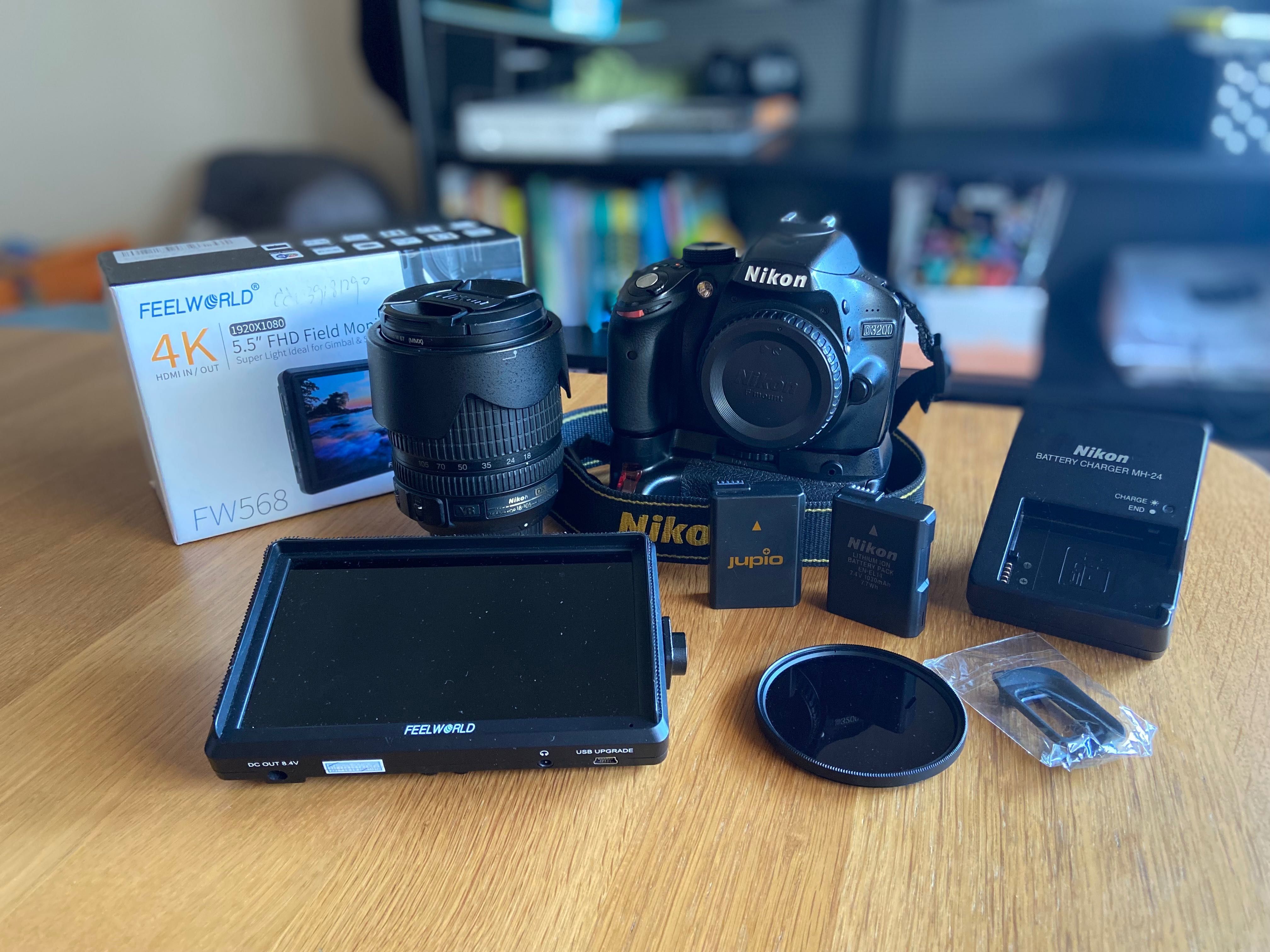 Conjunto Nikon D3200