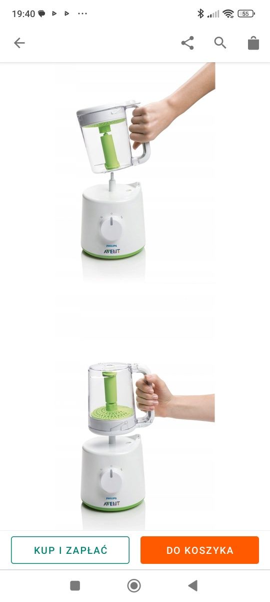 Blender kielichowy Philips Avent