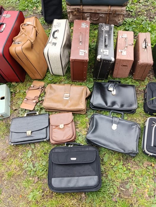 Советский немецкий старый ретро чемодан СССР дорожный военный кейс