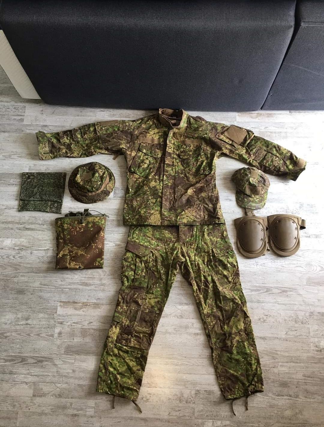 Cały zestaw moro green zone