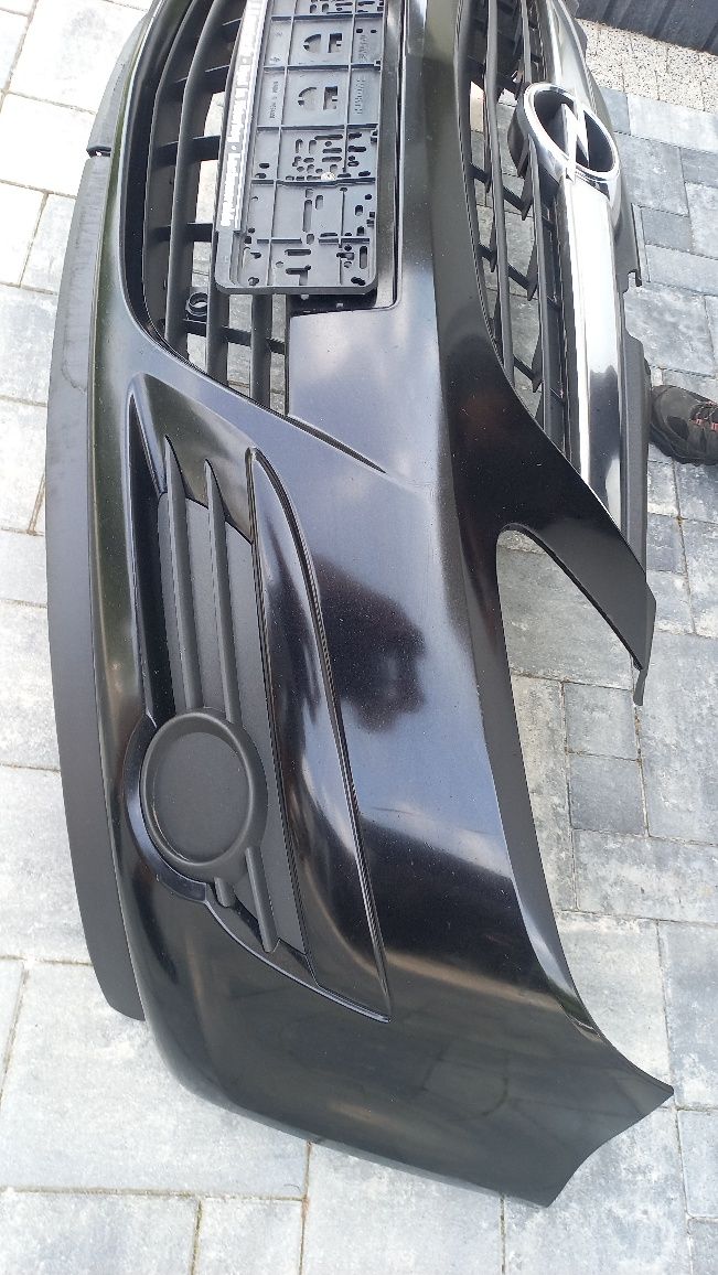 Opel Corsa d 06-11 zderzak przód przedni czarny z20r