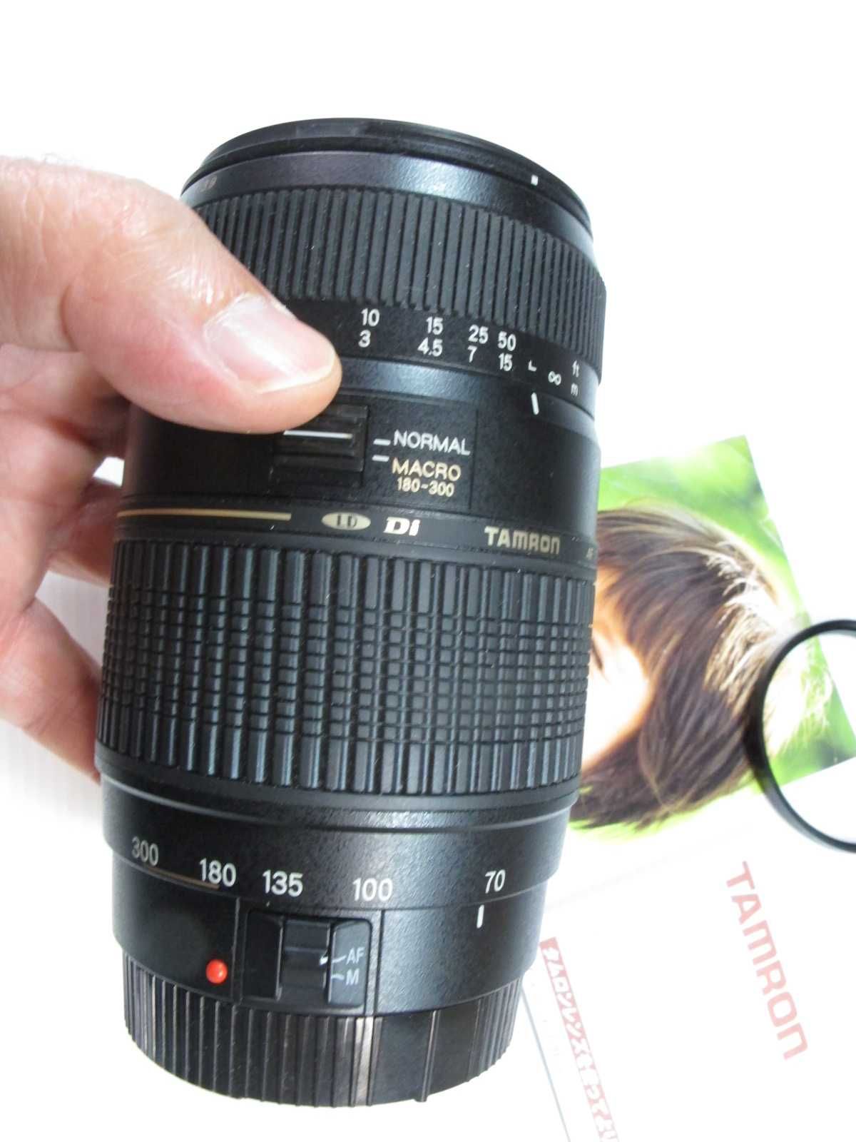 Tamron 70-300 para Canon estadp TOP na caixa