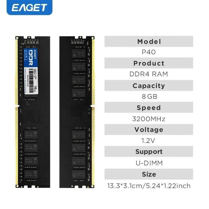 Pamięć DDR4 8GB Eaget 3200MHz (PC4-25600)