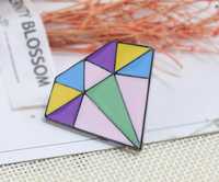 PIN WPINKA przypinka znaczek diament geometryczny