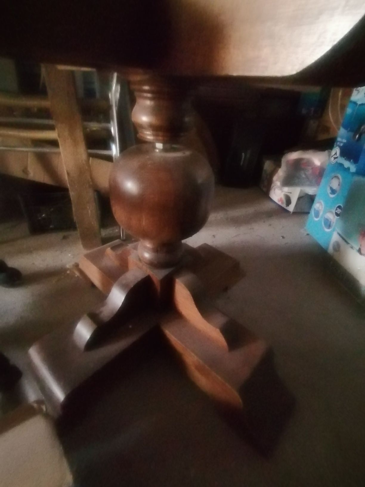 Mocny stół dębowy 160cm