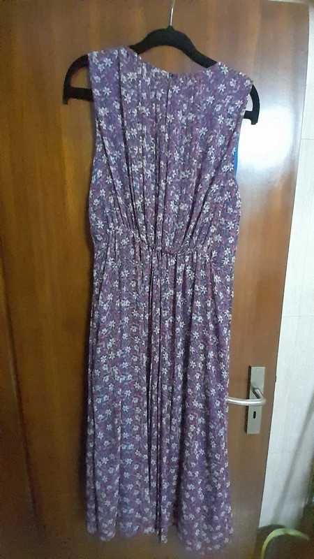 Vestido floral comprido - Mango (tam. XL)