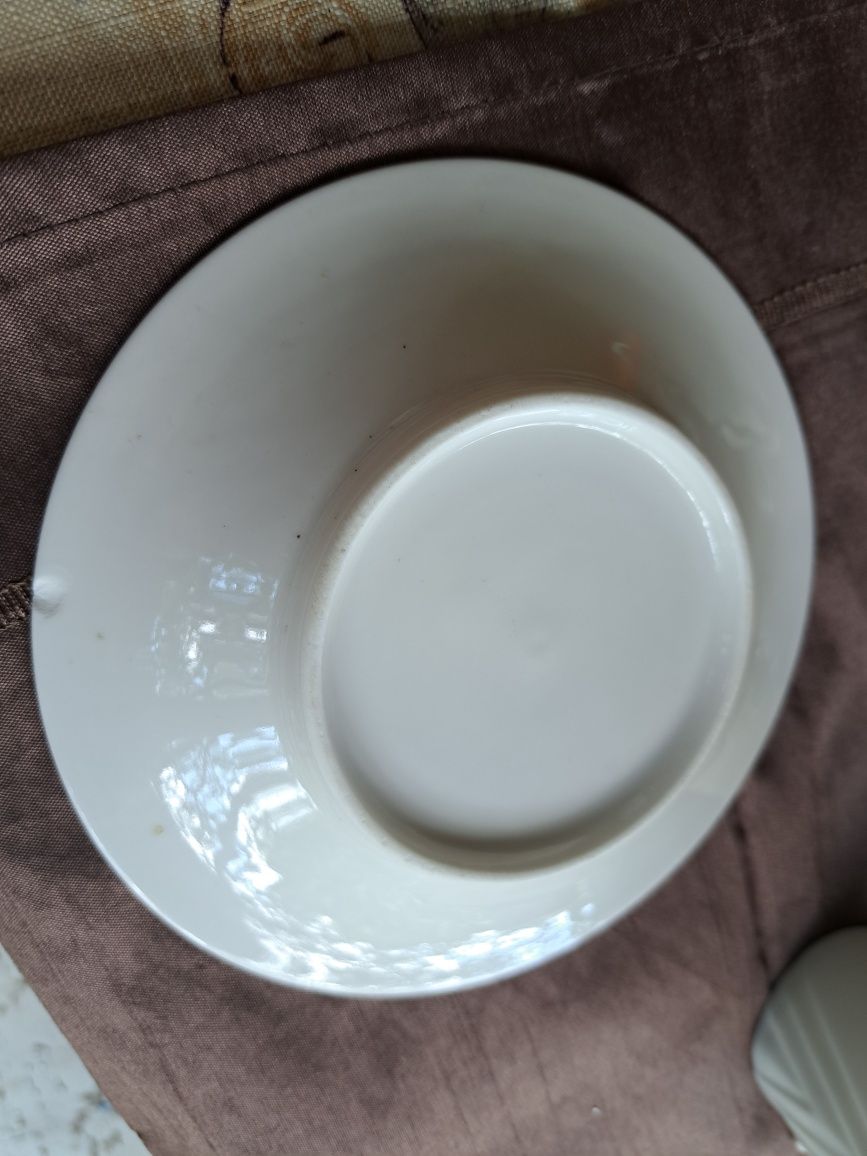 Porcelana vitange biała zestaw kawowy
